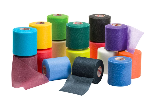 Trak za lepljenje Mueller  MWrap 6,9 cm x 27,4 m bež