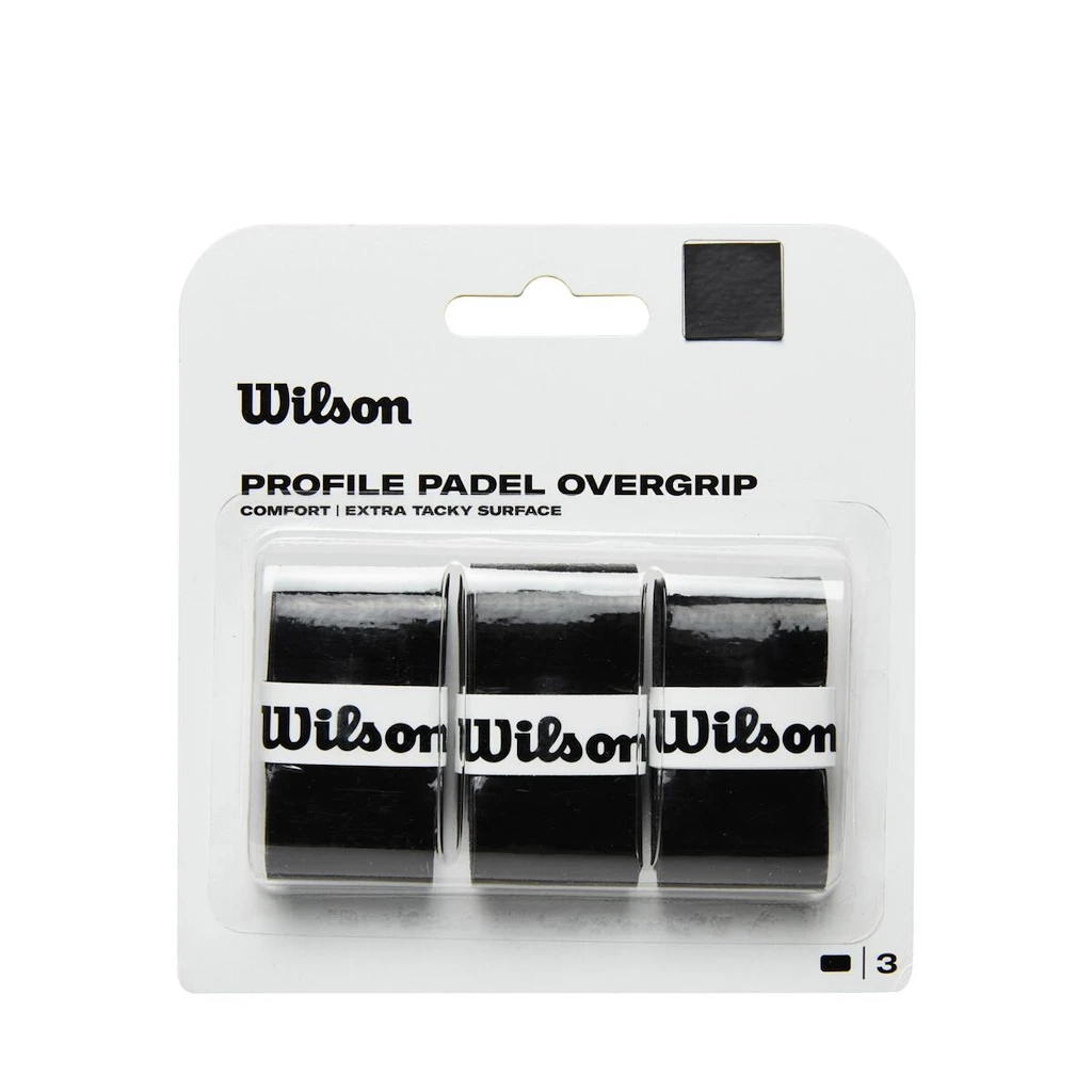 Trak za lopar Wilson  Profile Padel Overgrip Black