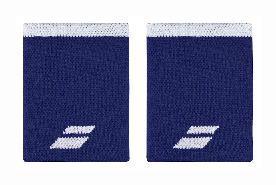 Trakovi za vpijanje znoja Babolat  Logo Jumbo Wristband Sodalite Blue