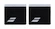 Trakovi za vpijanje znoja Babolat  Logo Wristband Black/White