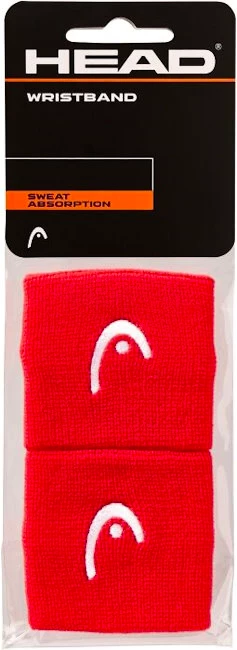 Trakovi za vpijanje znoja Head  Wristband 2.5" (2 Pack) red