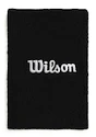 Trakovi za vpijanje znoja Wilson  Wide Terry Wristbands Black
