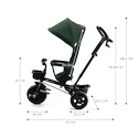 Tricikel Kinderkraft Aveo Mystic Green