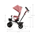 Tricikel Kinderkraft Aveo Rose Pink