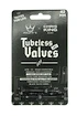Tubeless ventil PEATY'S  X chris king (mk2) black tubeless valves 42mm (ptv2-42-blk-12)