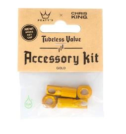 Tubeless ventil PEATY'S X chris king (mk2) gold tubeless valves accessory kit (ptv2-accs-gld-12)