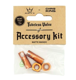 Tubeless ventil PEATY'S X chris king (mk2) mango tubeless valves accessory kit (ptv2-accs-mng-12)