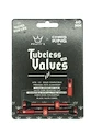 Tubeless ventil PEATY'S  X chris king (mk2) red tubeless valves 60mm (ptv2-60-red-12)
