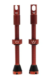 Tubeless ventil PEATY'S X chris king (mk2) red tubeless valves 60mm (ptv2-60-red-12)