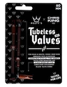 Tubeless ventil PEATY'S  X chris king (mk2) red tubeless valves - 80mm (ptv2-80-red-12)