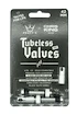 Tubeless ventil PEATY'S  X chris king (mk2) silver tubeless valves 42mm (ptv2-42-sil-12)