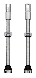 Tubeless ventil PEATY'S X chris king (mk2) silver tubeless valves - 80mm (ptv2-80-sil-12)