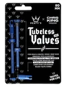 Tubeless ventil PEATY'S  X chris king (mk2) turquoise tubeless valves - 80mm (ptv2-80-trq-12)