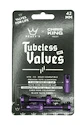 Tubeless ventil PEATY'S  X chris king (mk2) violet tubeless valves 42mm (ptv2-42-vlt-12)