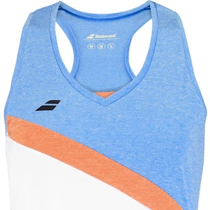 Ženska brezrokavna majica Babolat  Play Tank Top Women White/Blue  S
