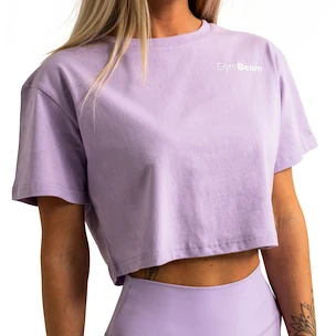 Ženska brezrokavna majica GymBeam  Limitless Cropped T-shirt Lavender S
