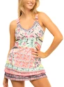 Ženska brezrokavna majica Lucky in Love  Patch Me Tank w/Bra Melon  M