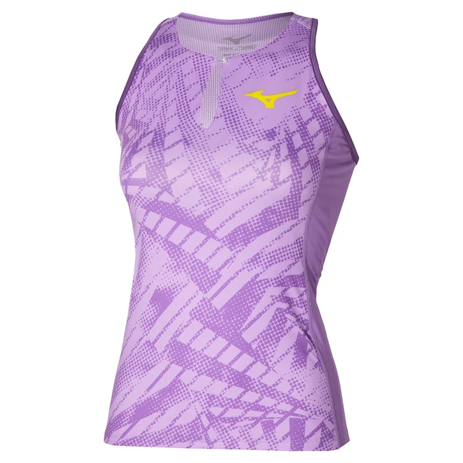 Ženska brezrokavna majica Mizuno  Mugen Printed Tank  Crocus Petal  M