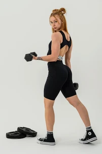 Ženska brezrokavna majica Nebbia Barbell Therapy Gym Therapy Black S