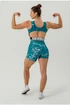 Ženska brezrokavna majica Nebbia Barbell Therapy Rough Girl 617 green