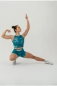 Ženska brezrokavna majica Nebbia Barbell Therapy Rough Girl 617 green