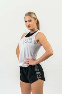 Ženska brezrokavna majica Nebbia  FIT Activewear Tank Top “Airy” with Reflective Logo white