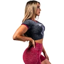 Ženska brezrokavna majica Nebbia NEBBIA x OLYMPIA Washed Crop Top GOLDEN AGE 782 black