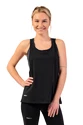 Ženska brezrokavna majica Nebbia  Sleeveless Loose Cross Back Tank Top "Feeling Good" 419 Black