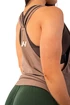Ženska brezrokavna majica Nebbia  Sleeveless Loose Cross Back Tank Top "Feeling Good" 419 Brown