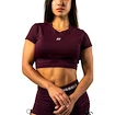 Ženska brezrokavna majica Nebbia STRONG BEAUTY Open-back Cropped Top 430 dark red