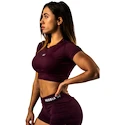 Ženska brezrokavna majica Nebbia STRONG BEAUTY Open-back Cropped Top 430 dark red