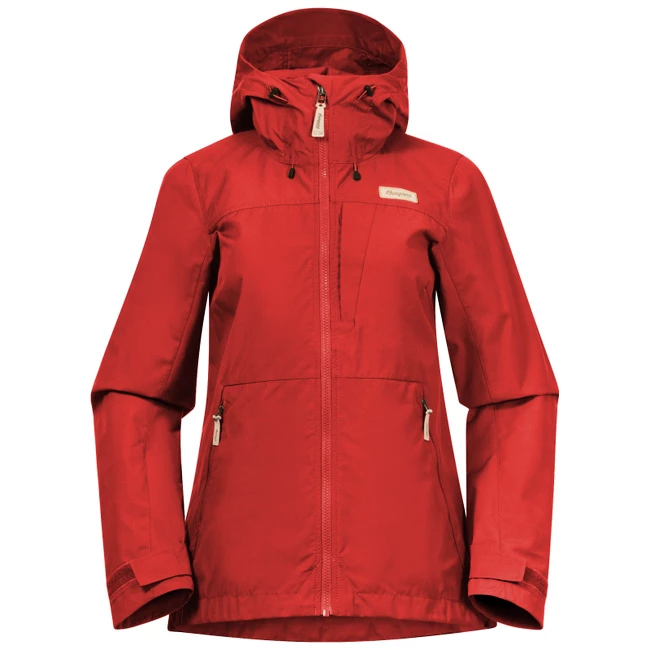 Ženska bunda Bergans  Nordmarka Leaf Light Wind Dark Brick