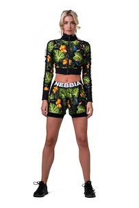 Ženska bunda Nebbia Ocean Selected High-energy crop jacket 564 jungle green XS