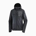 Ženska bunda Salomon  Bonatti Cross FZ Hoodie Jet Black/White