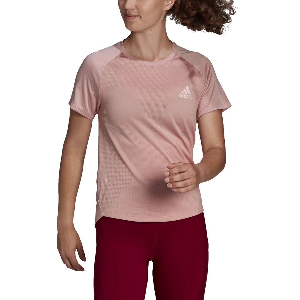 Ženska majica adidas  Adizero Tee Wonder Mauve
