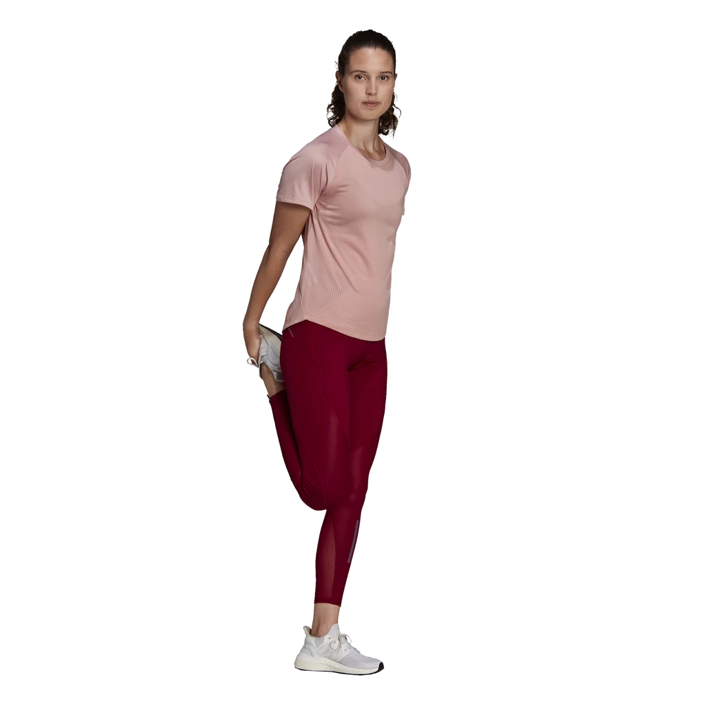 Ženska majica adidas  Adizero Tee Wonder Mauve
