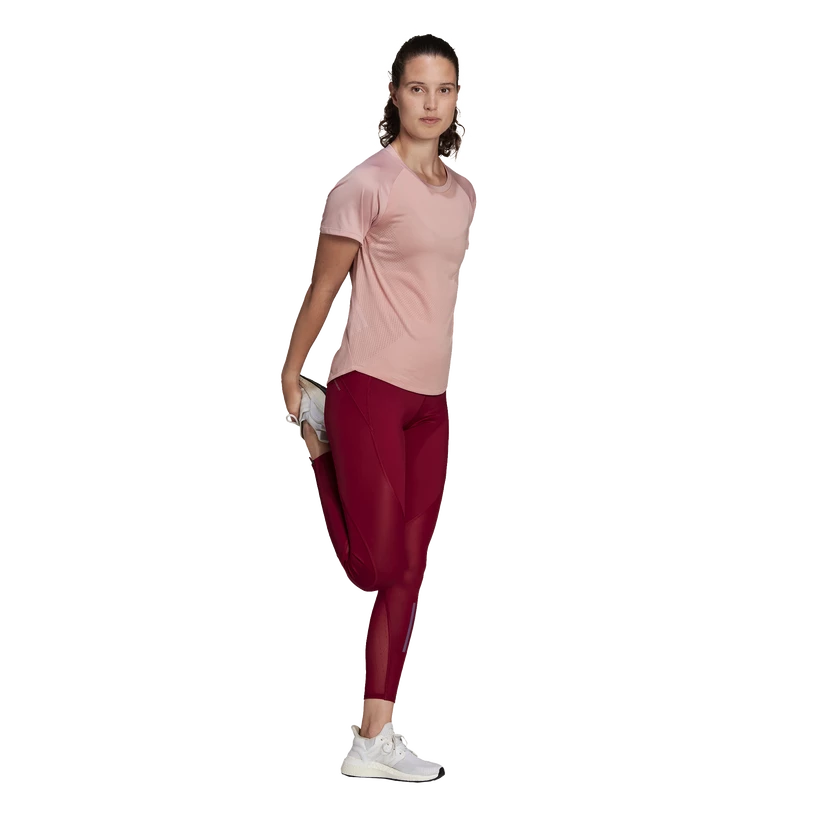 Ženska majica adidas  Adizero Tee Wonder Mauve