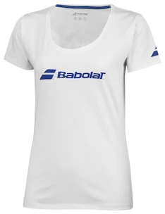 Ženska majica Babolat  Exercise Babolat Tee Women White  S