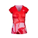 Ženska majica BIDI BADU  Bella 2.0 Tech V-Neck Tee Red/Orange