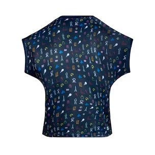 Ženska majica BIDI BADU  Majira Tech Tee Dark Blue, Mixed  S