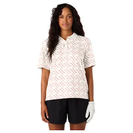 Ženska majica CCM Polo Print Blanc
