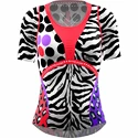 Ženska majica Crazy Idea  T-SHIRT VOLTAGE BLACK-ZEBRA