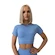 Ženska majica GymBeam  FLO CropTop Blue
