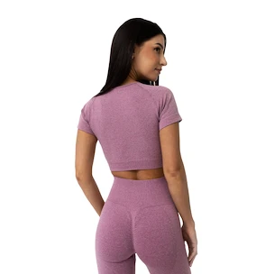 Ženska majica GymBeam  FLO CropTop Violet XL
