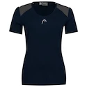 Ženska majica Head  Club 22 Tech T-Shirt Women Dark Blue  M