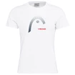 Ženska majica Head  Club Lara T-Shirt Women White
