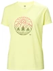 Ženska majica Helly Hansen  Skog Recycled Graphic Tee Fadded Yallow