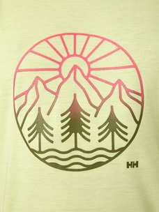 Ženska majica Helly Hansen  Skog Recycled Graphic Tee Fadded Yallow