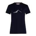 Ženska majica Icebreaker Merino 150 Tech Lite SS T South Const Midnight Navy  M