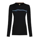 Ženska majica Icebreaker Merino 200 Oasis LS Crewe Mountain Pulse Black  M